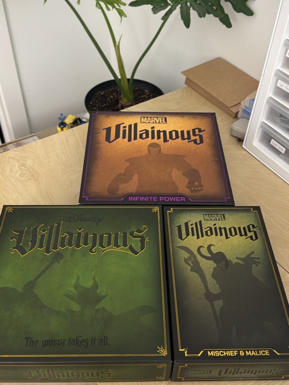 Disney Villainous Board Game Set - Total of 3